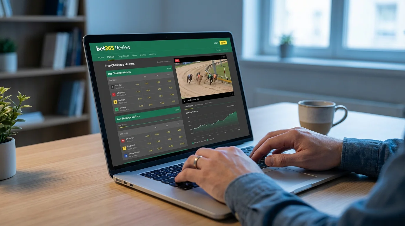 bet365 greyhound racing review showing trap challenges and live streaming features